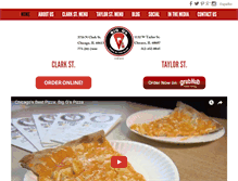 Tablet Screenshot of big-gspizza.com